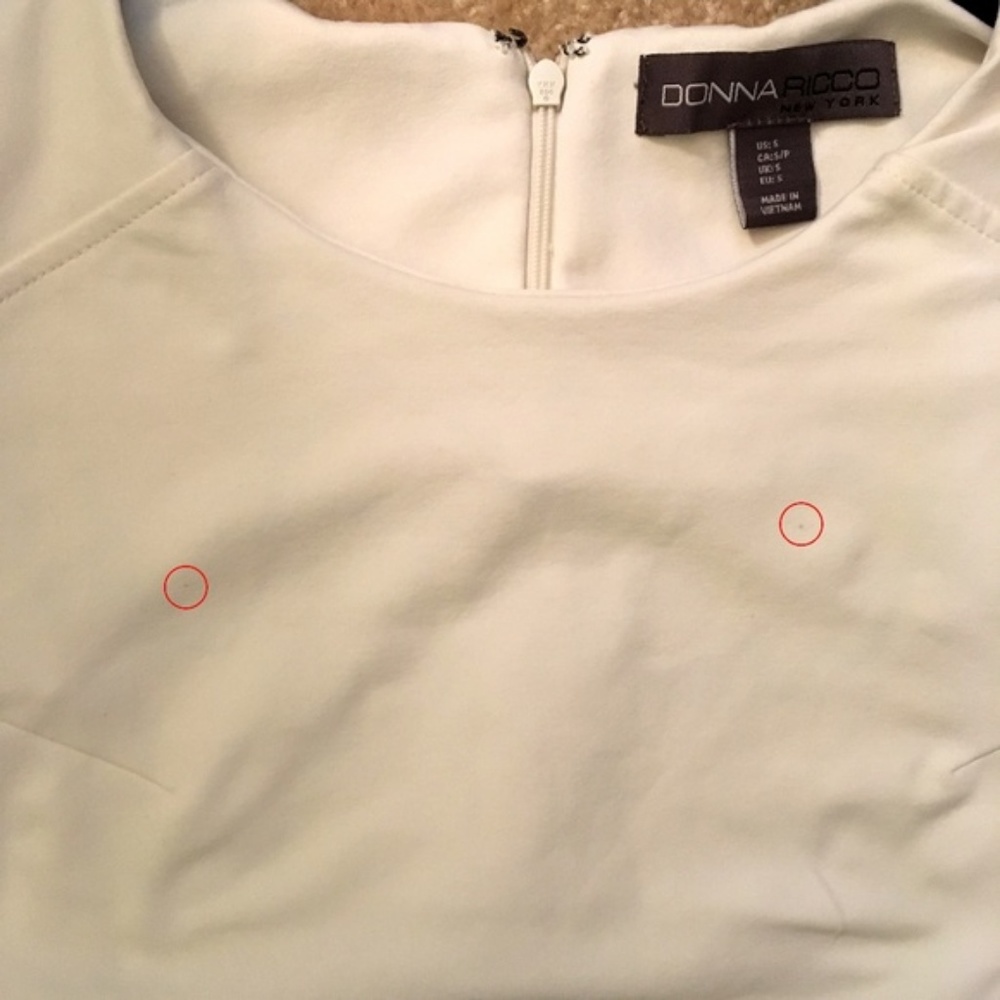 CLOSET CLOSING 8/26! Classic cream shift dress - Picture 6 of 6